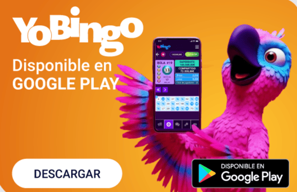 Aplicaci&oacute;n M&oacute;vil de Yobingo Casino